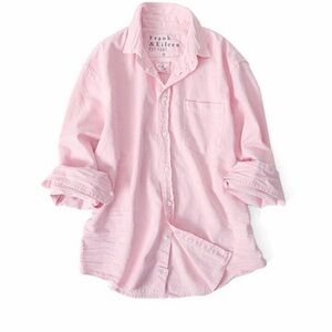 Frank & Eileen Luke Men’s Peach Longsleeve Lightweight Button Up, XXL